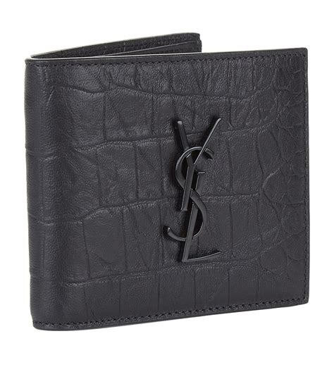 mens wallets ysl|yves saint laurent wallet men's.